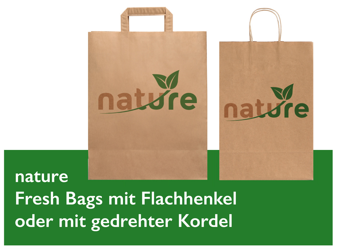 DITEC folien nature fresh bags Flachhenkel